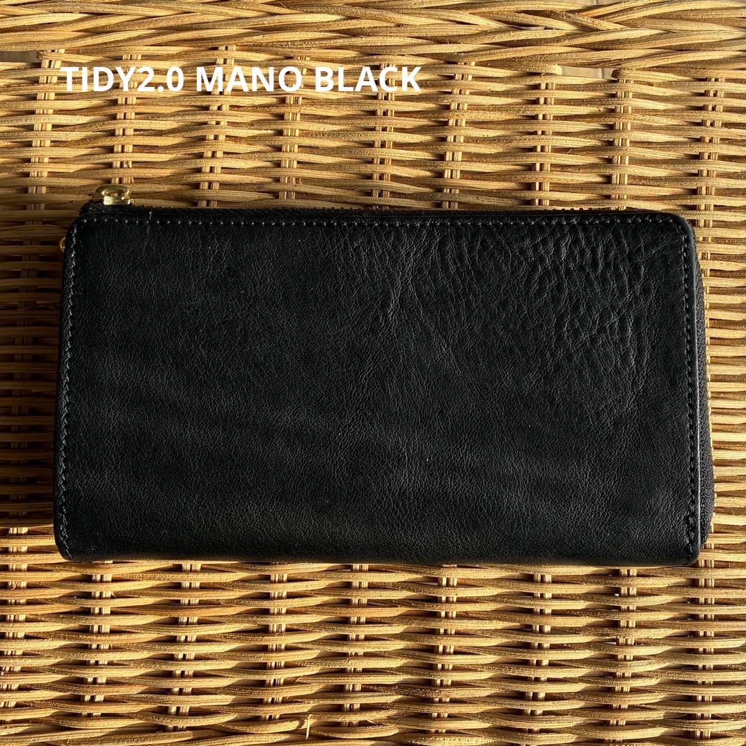 TIDY2.0 MANO BLACK 小さな長財布