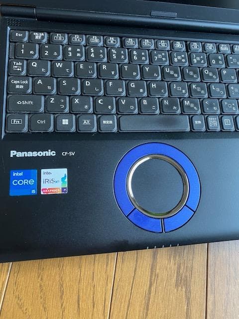 レッツノートCF-SV2ジェットブラック 天板ホイールパッドカスタム品