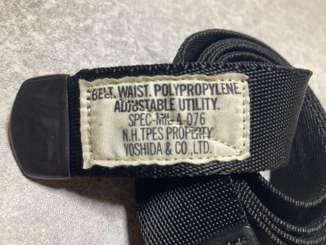 【美品】PORTER × N.HOLLYWOOD アーミーベルト ブラック