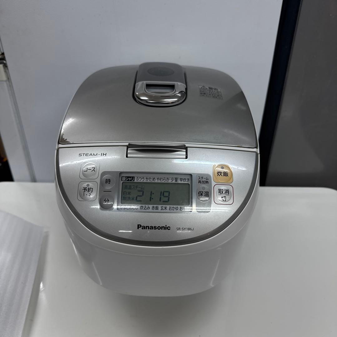 パナソニック　スチームIHジャー炊飯器SR-SY186J 1.8L