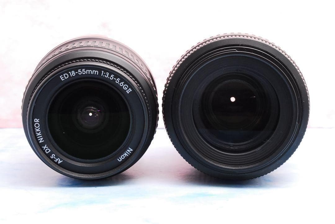 Nikon D40✨一眼レフカメラ✨S数少✨望遠レンズ付Wレンズ✨入門モデル