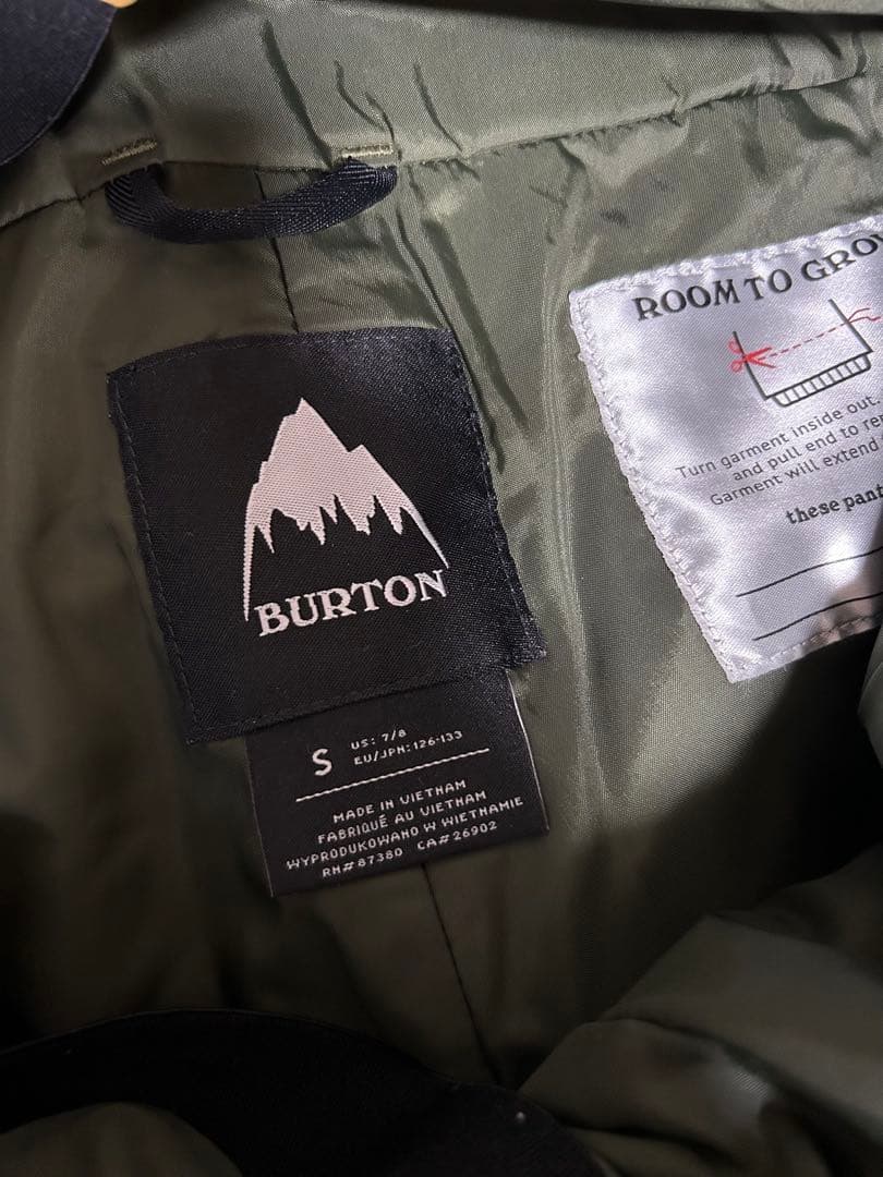 BURTON バートン　キッズ　ウェア　スカイラービブパンツ　S