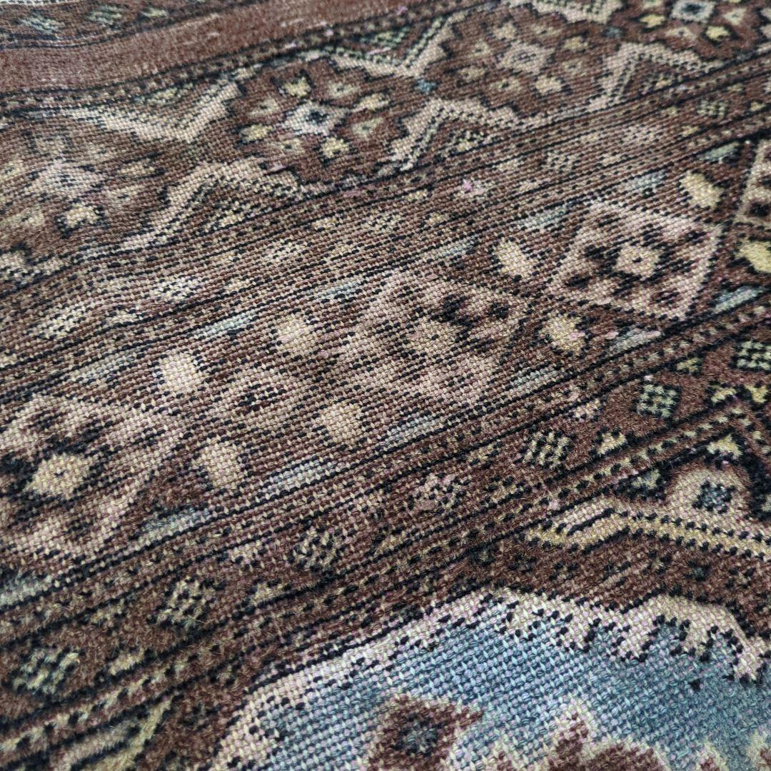 ヴィンテージラグ　パキスタン　トライバルラグ　手織り絨毯