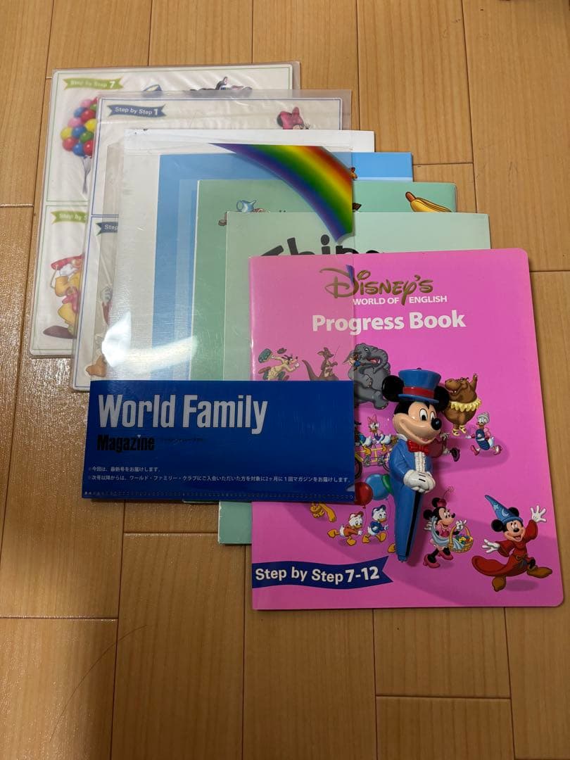 【一部未使用】ワールドファミリー　ディズニー英語教材DWE