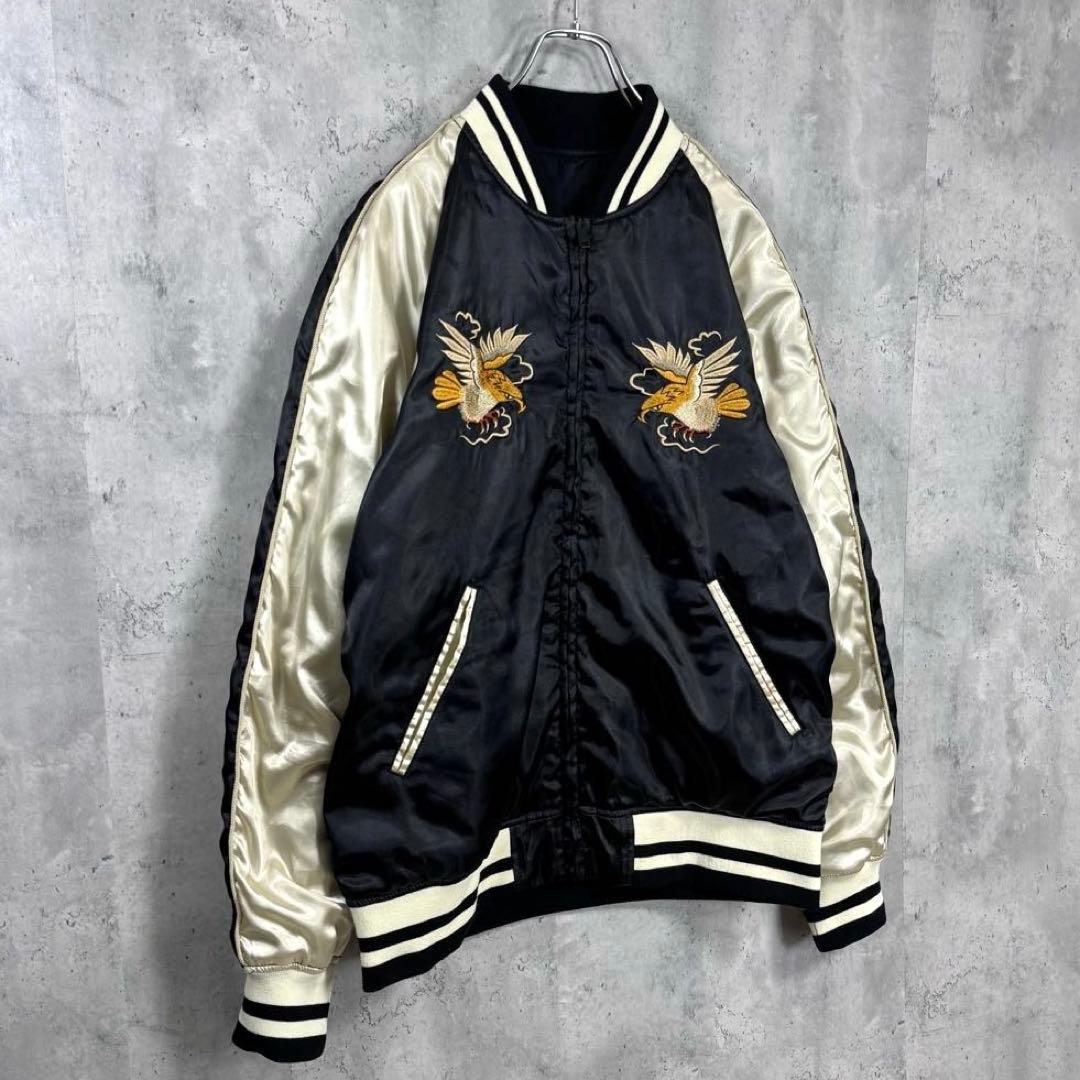 【しゅーさん専用】アルファインダストリーズ スカジャン 刺繍 リバーシブル 龍