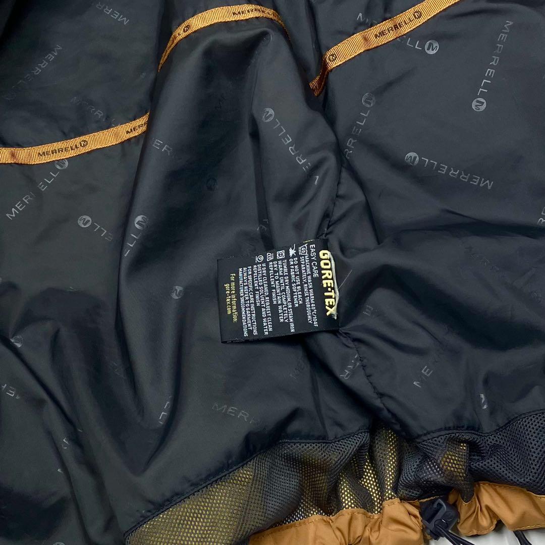 【ゴアテックス】メレル マウンテンパーカー L 黒 アウトドア 古着 登山 防水