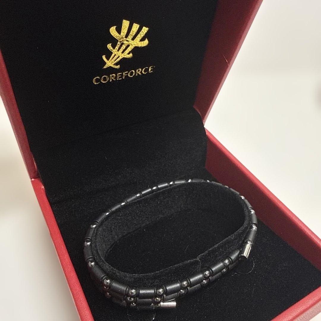 COREFORCE ブラックビーズ ネックレス　約50センチ