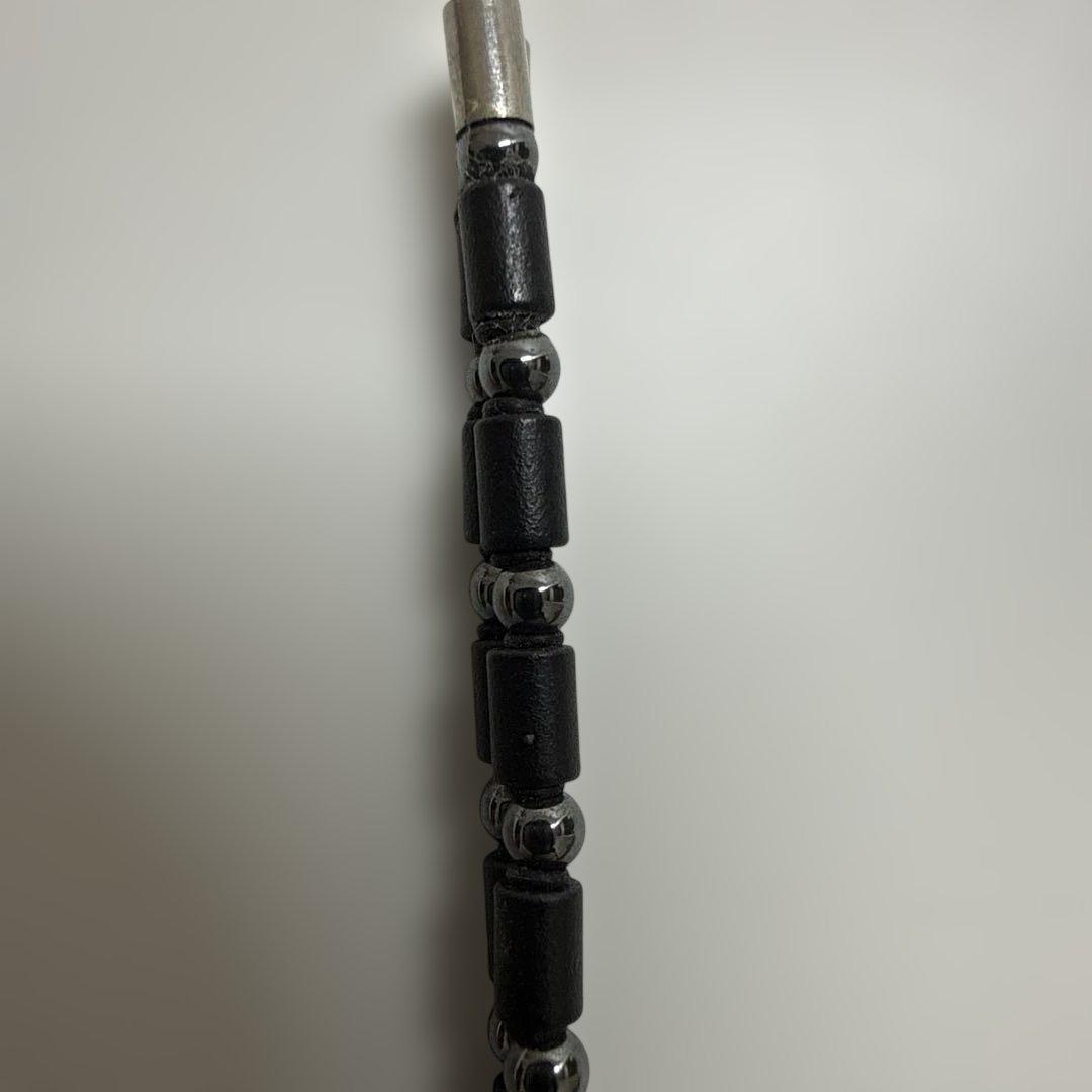 COREFORCE ブラックビーズ ネックレス　約50センチ