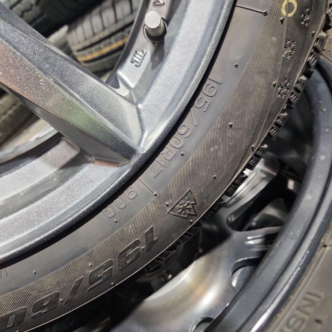 195/60R17　スタッドレス　外アルミホイール付き　4本セット