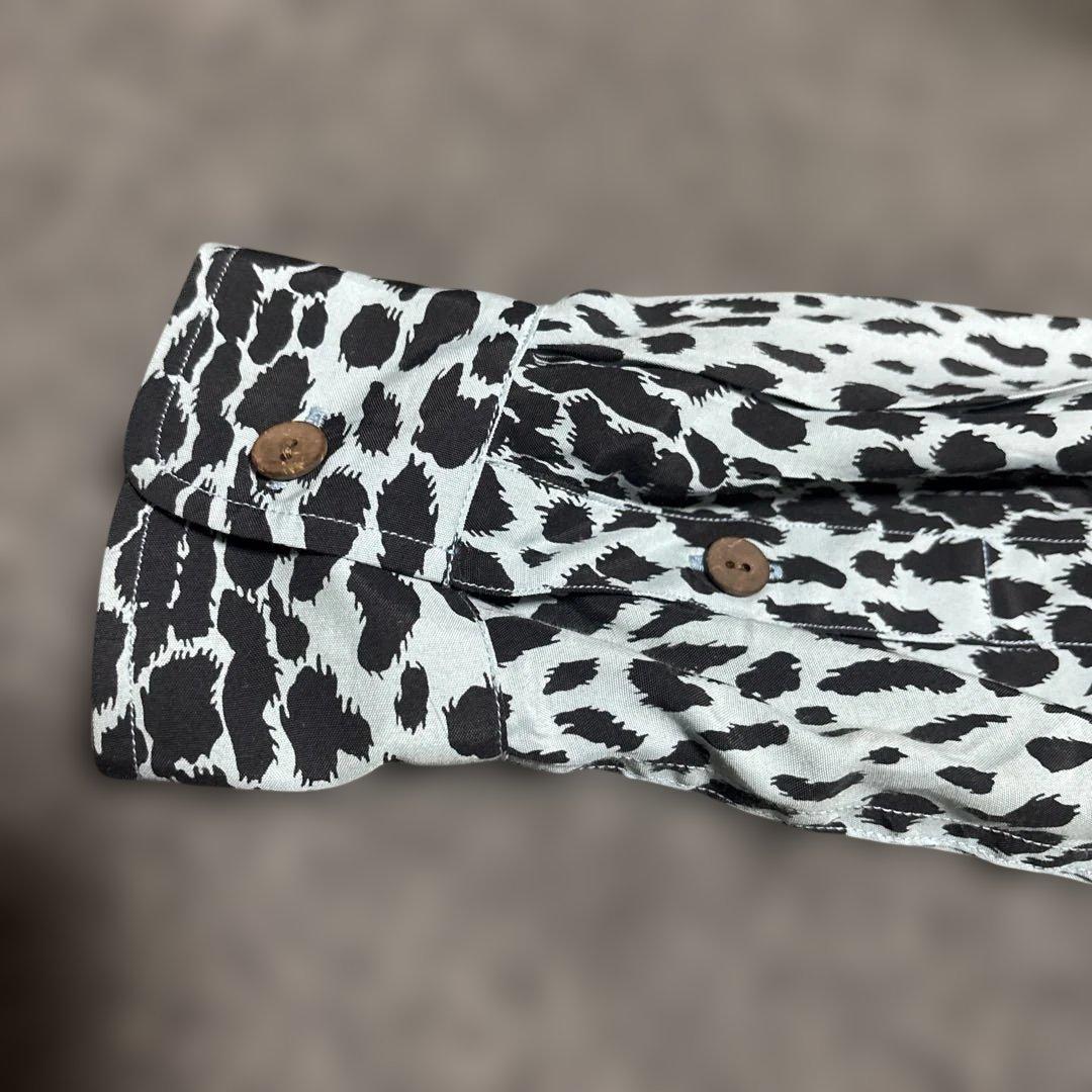 wackomaria ワコマリア レオパード ハワイアン シャツ ブルー M