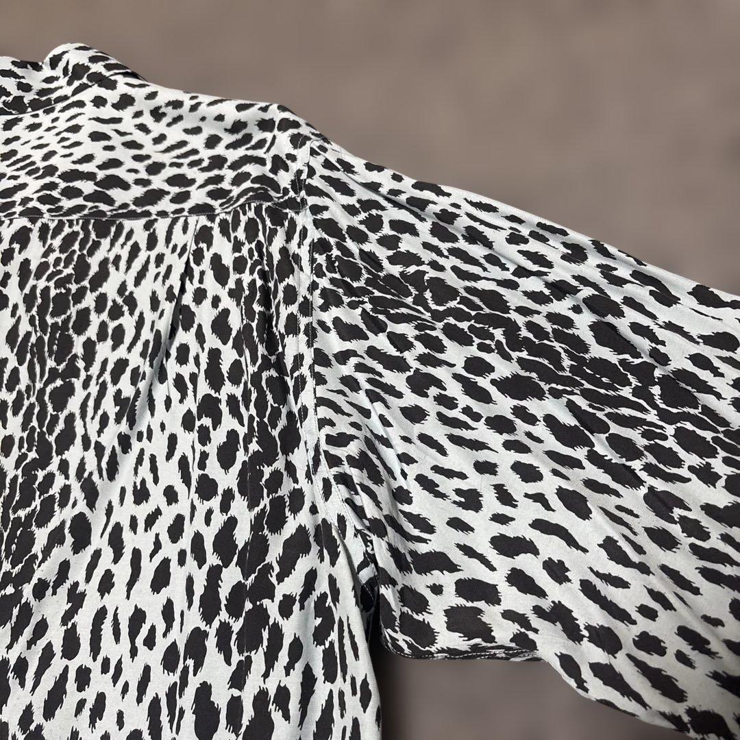 wackomaria ワコマリア レオパード ハワイアン シャツ ブルー M