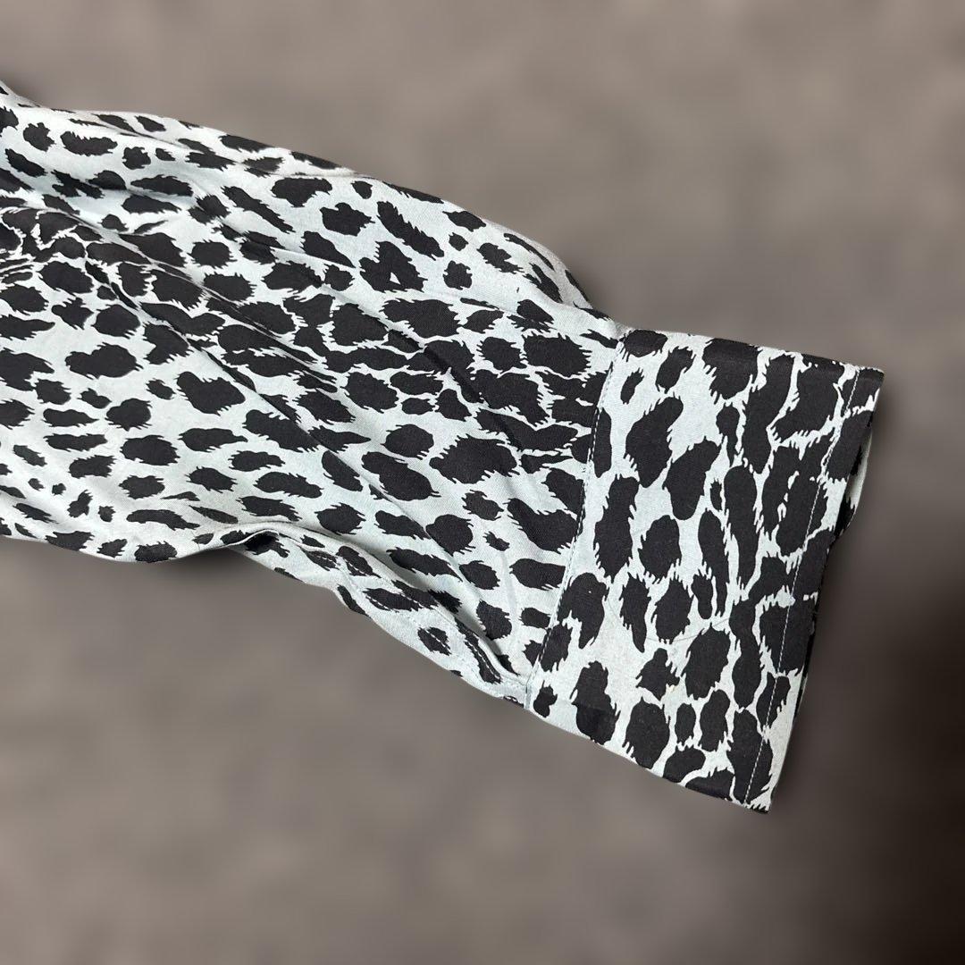 wackomaria ワコマリア レオパード ハワイアン シャツ ブルー M