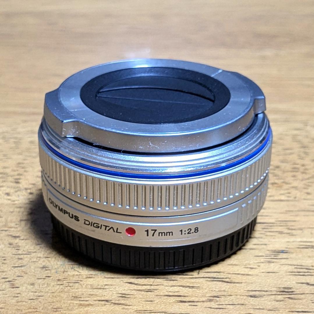 オリンパスM.ZUIKO DIGITA17mm f/2.8自動開閉キャップ付き