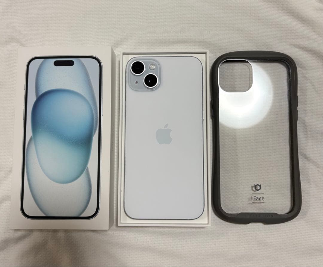 【箱あり美品 】iPhone15plus iFaceセット