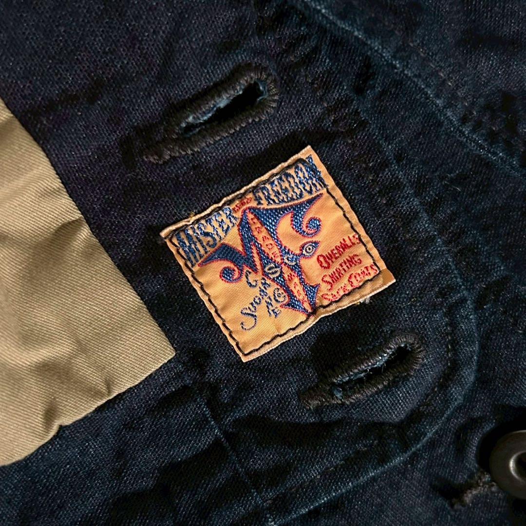 【美品】ミスターフリーダム × シュガーケーン レンジベスト インディゴ 38