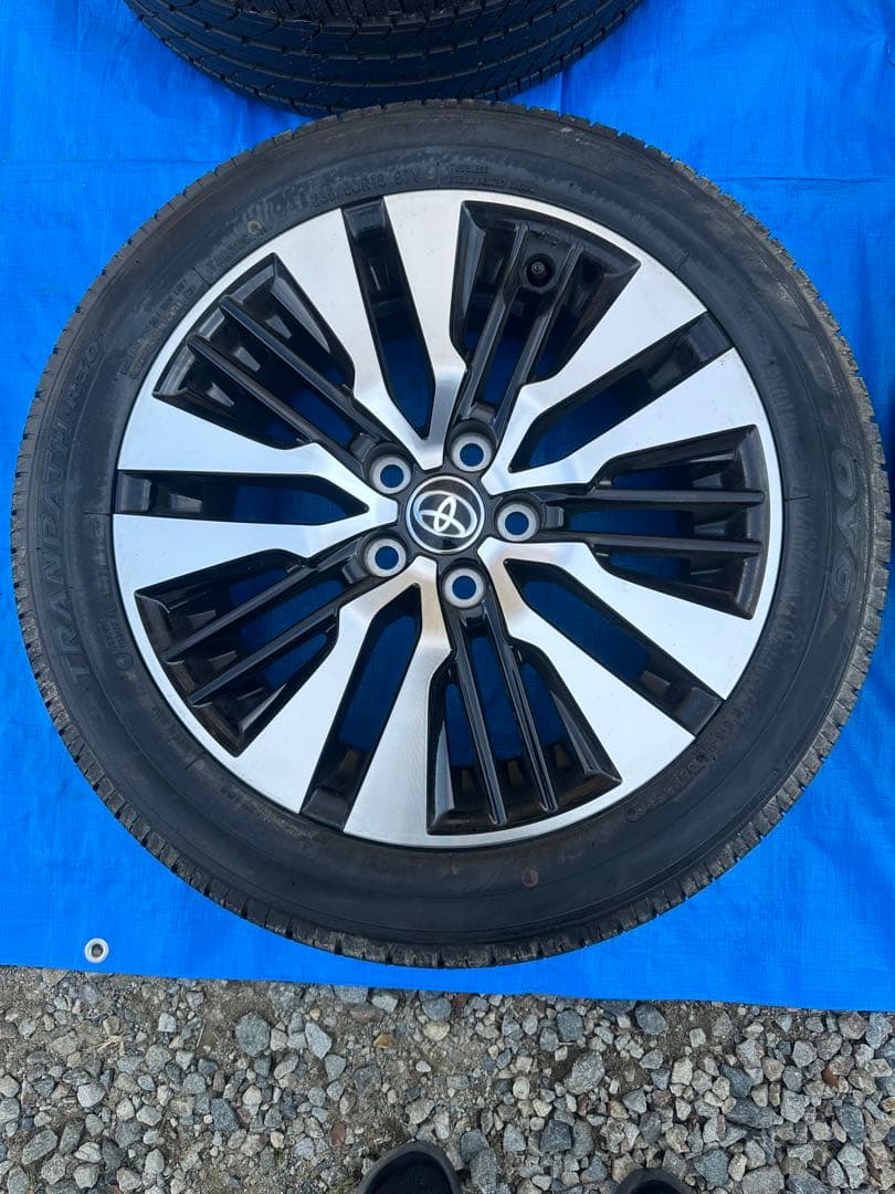 30系後期アルファード&ヴェルファイア純正18インチ ホイールタイヤセット