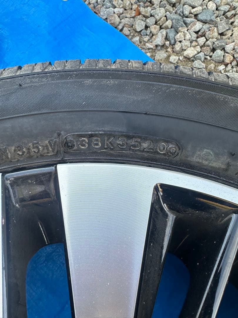 30系後期アルファード&ヴェルファイア純正18インチ ホイールタイヤセット