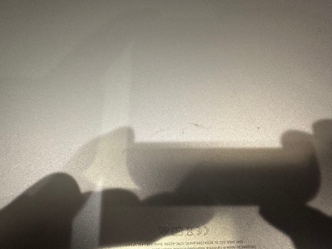 【美品　バッテリー良好】Apple MacBook Pro スペースグレー 本体