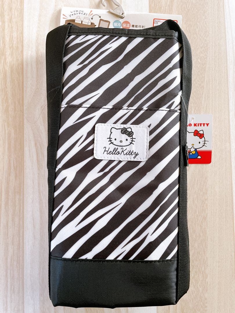 新品♡アベイル✨ハローキティ ゼブラ柄保冷トートバッグと豹柄エコバッグ2点セット