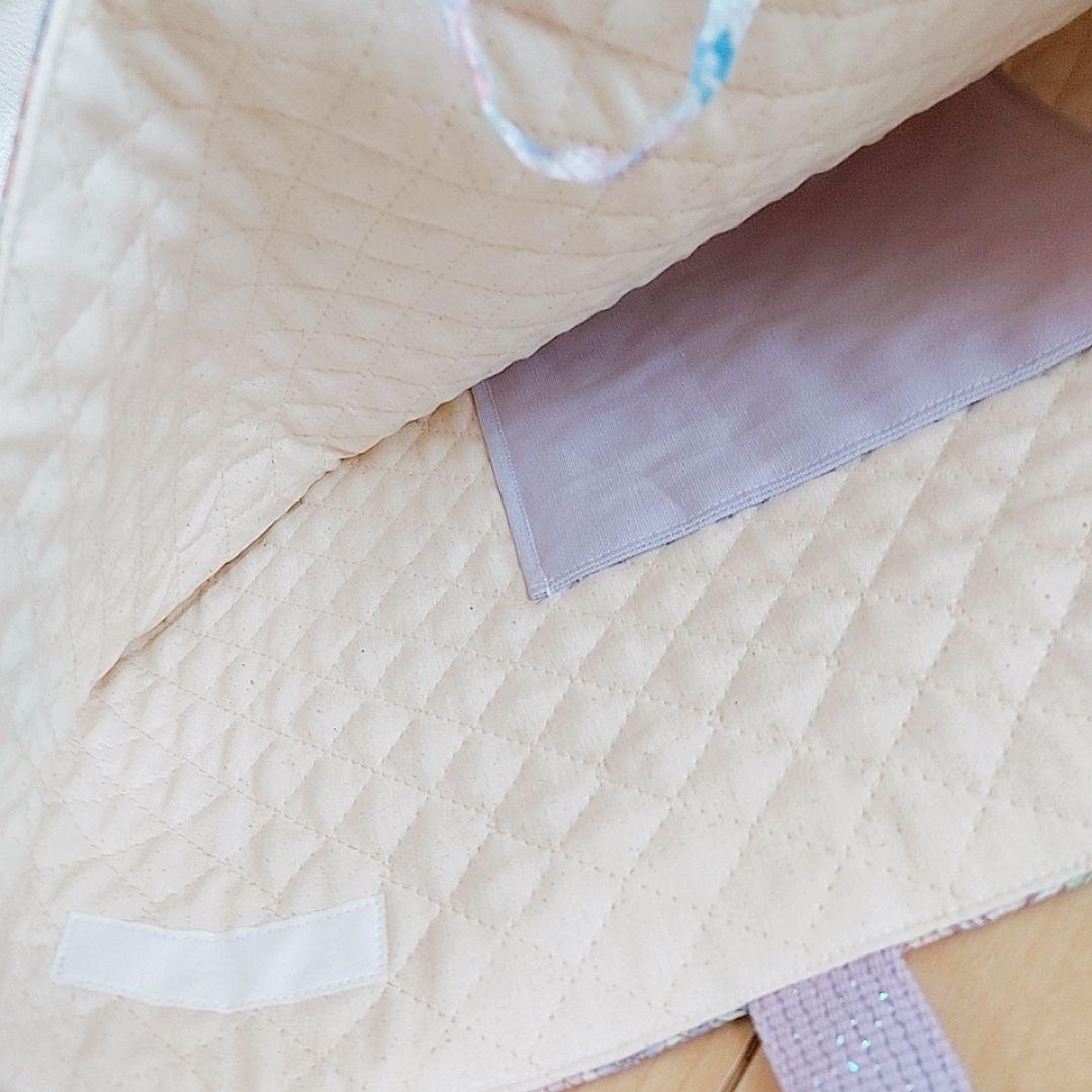 ハンドメイド レッスンバッグ ランチョンマット 給食袋 水筒肩紐カバー 女の子