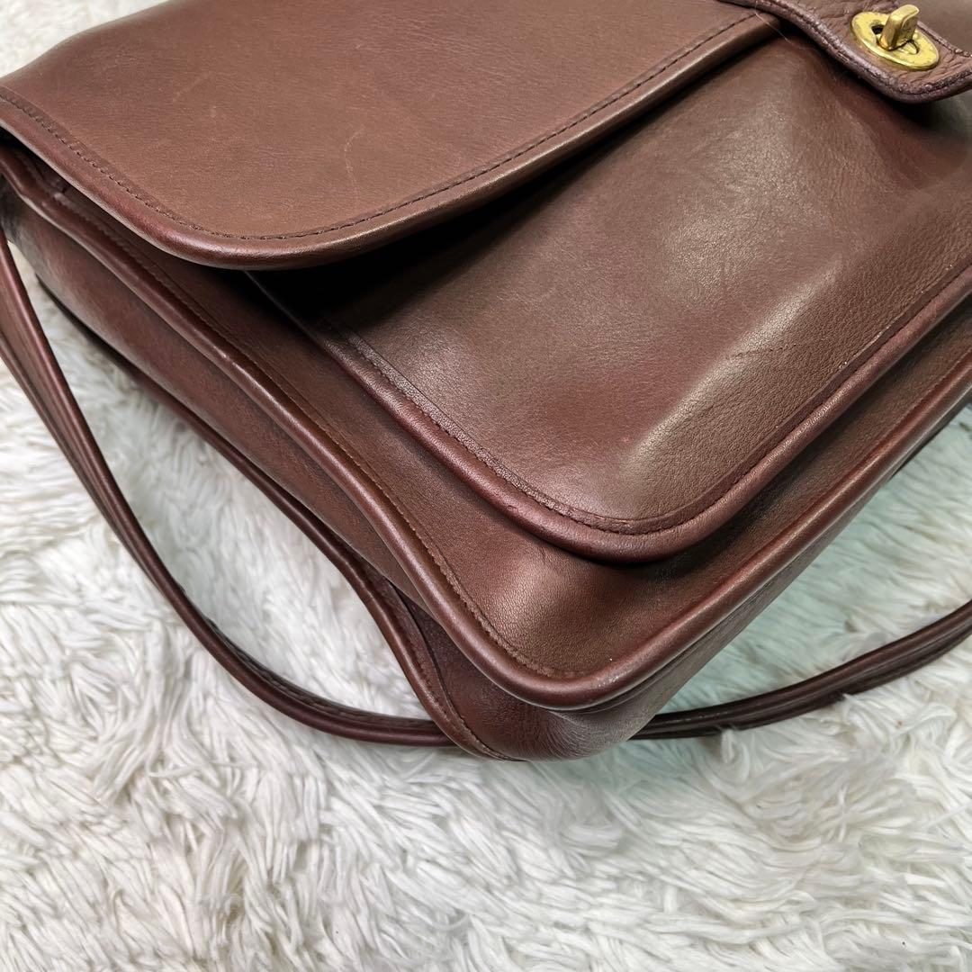 希少✨COACH コーチ ビンテージ 5180 ブルリーフケース 2way