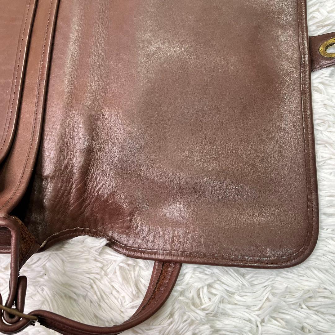 希少✨COACH コーチ ビンテージ 5180 ブルリーフケース 2way