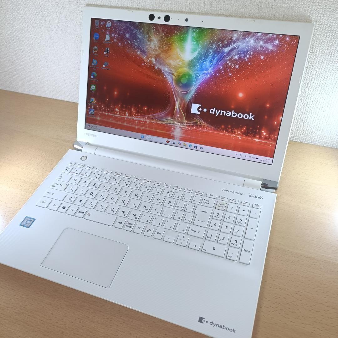 ノートPC Windows11 8世代 i3 SSD メモリ8GB 東芝 カメラ