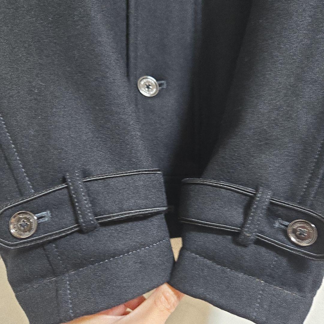 バーバリーブルーレーベル ウールコート ジャケット モノグラム 黒　M