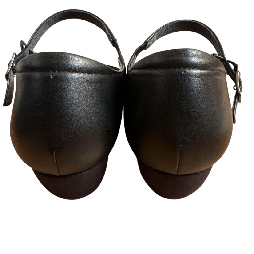 美品✨ pedala ストラップ コンフォート パンプス 23.5㌢ ブラック