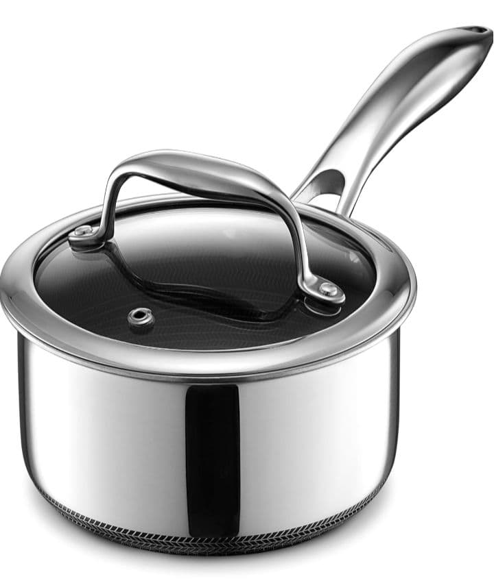 HexClad ハイブリッド ノンスティック 片手鍋 14cm / 0.95L