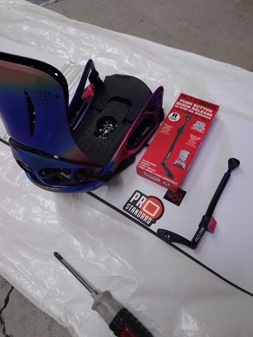 バートン　ステップオン　着脱レバー