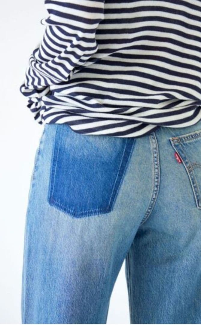 【ミルク様】Ungrid Ｌevi's別注RIBCAGE ＷIDE LEGデニム