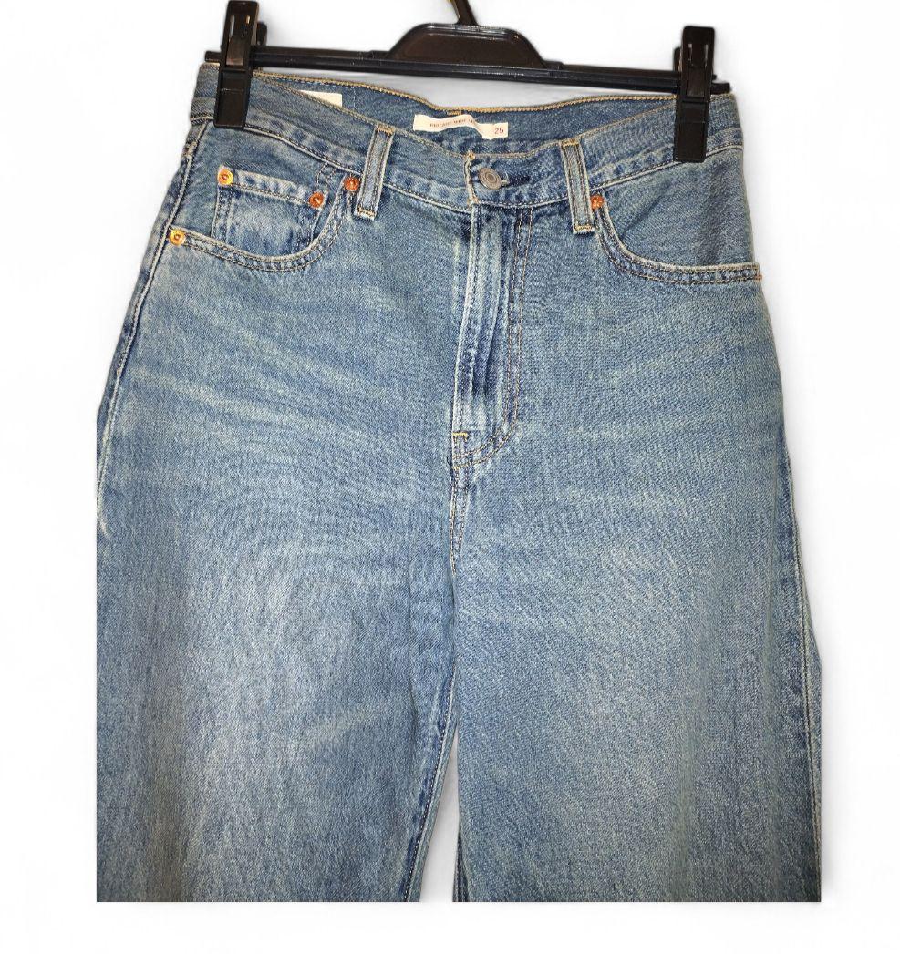 【ミルク様】Ungrid Ｌevi's別注RIBCAGE ＷIDE LEGデニム