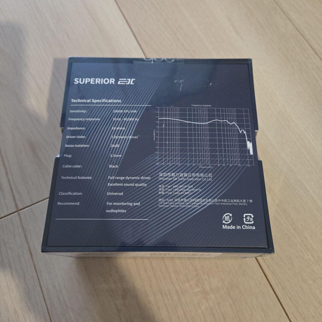 新品未開封 FiTEAR qdc SUPERIOR