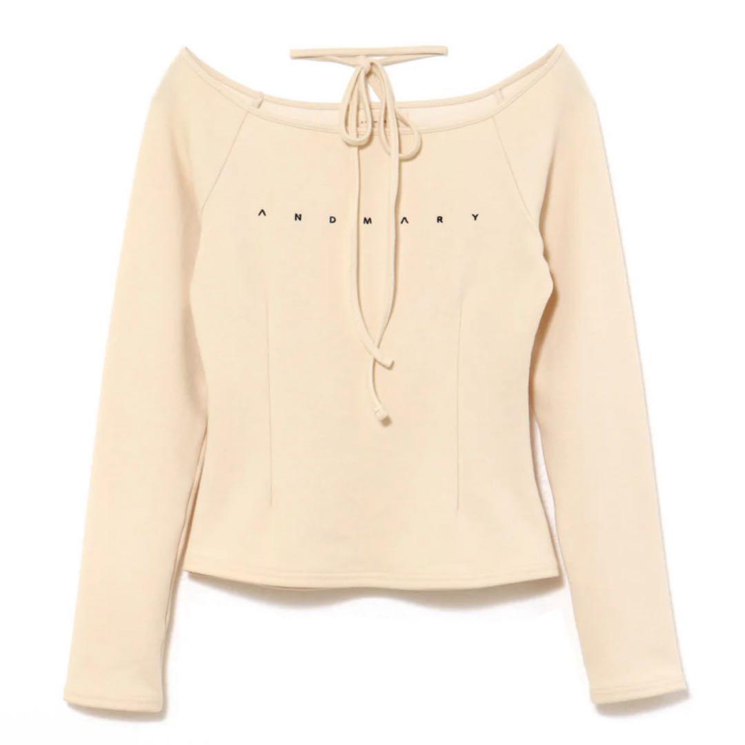 Mary logo choker tops andmary アンドマリー