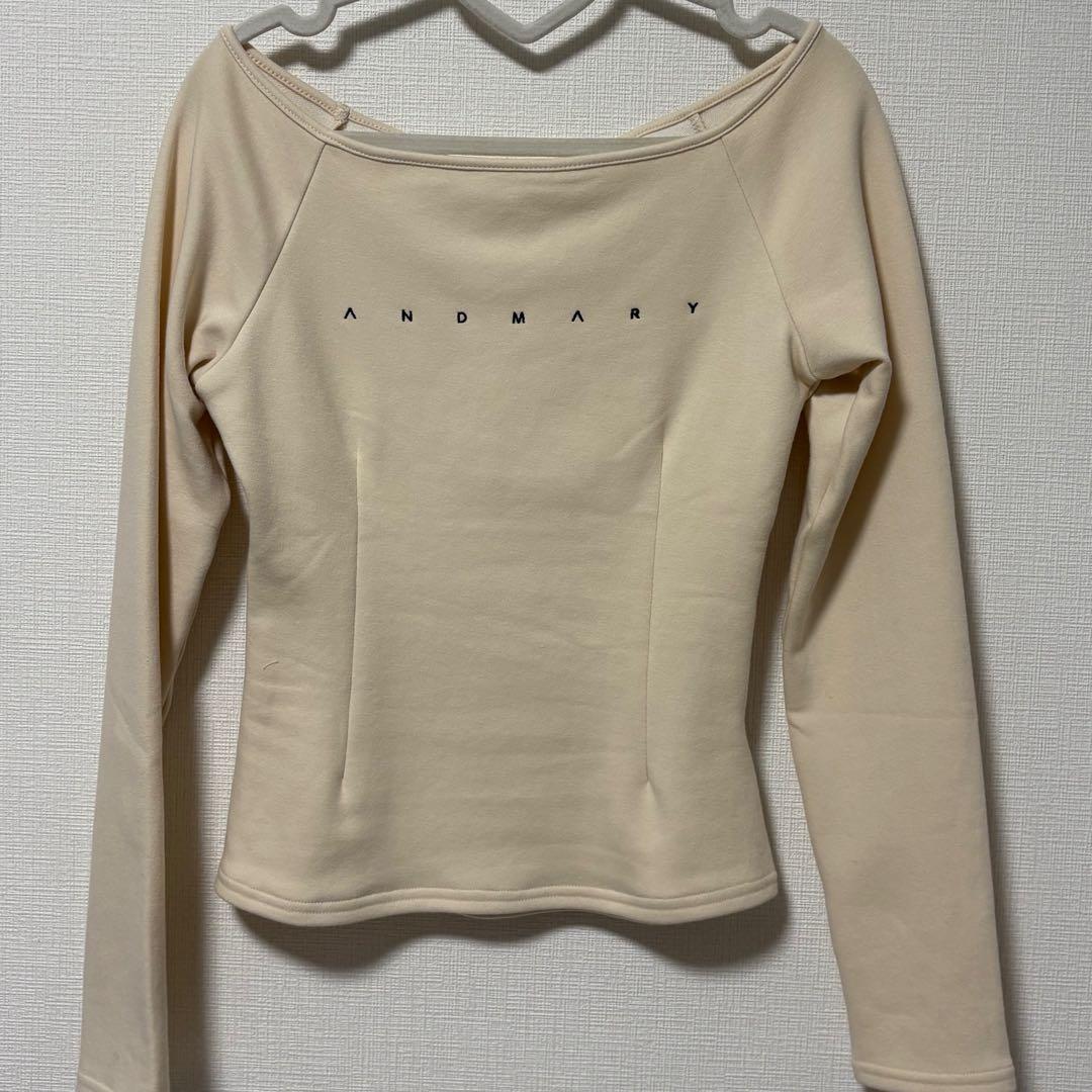 Mary logo choker tops andmary アンドマリー