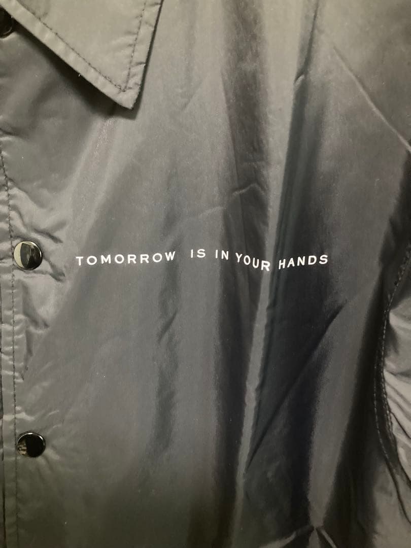 デスストレンディング DEATHSTRANDING ブラックコーチジャケット L