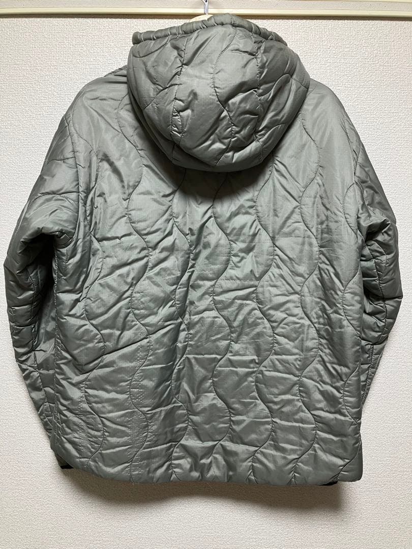 USA WILD THINGS リバーシブル プリマロフトパーカ L 黄 灰