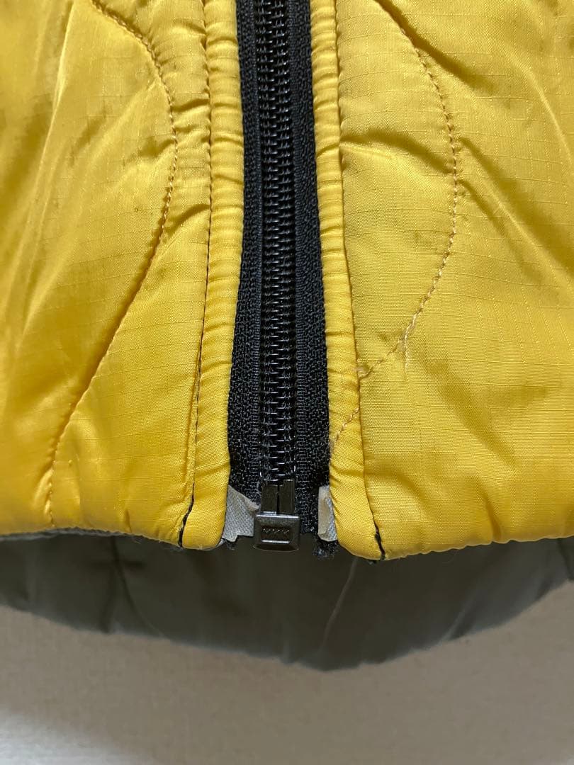 USA WILD THINGS リバーシブル プリマロフトパーカ L 黄 灰