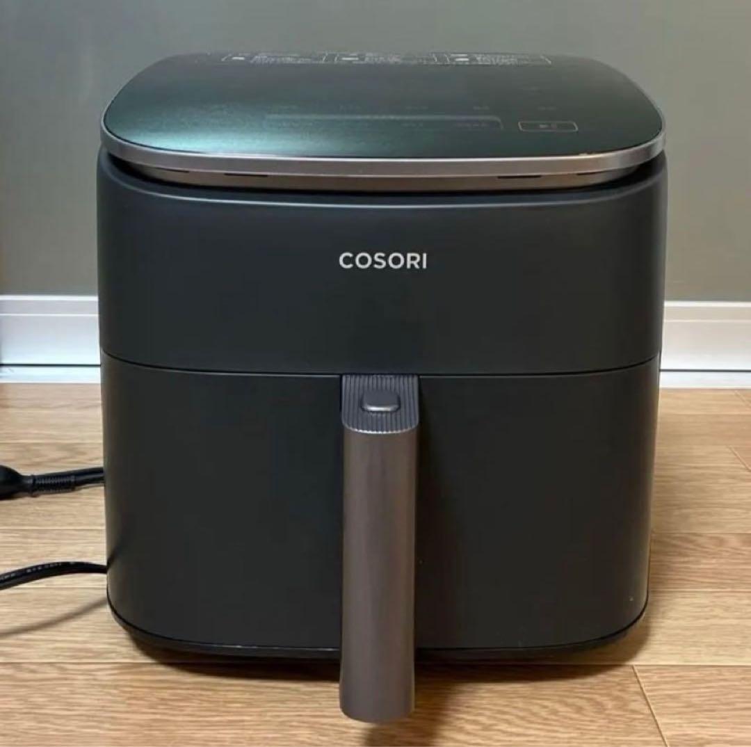 【美品/クリーニング済】COSORI コソリ ノンフライヤー 6L大容量 黒