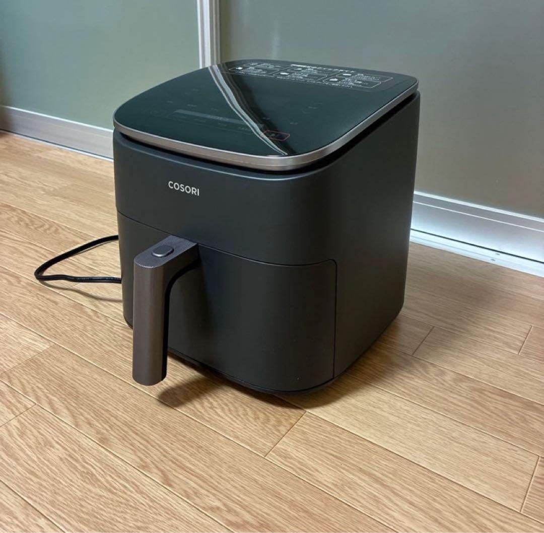 【美品/クリーニング済】COSORI コソリ ノンフライヤー 6L大容量 黒