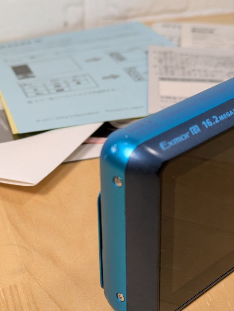 希少色 SONY Cyber-shot DSC-TX10 ブルー 箱あり