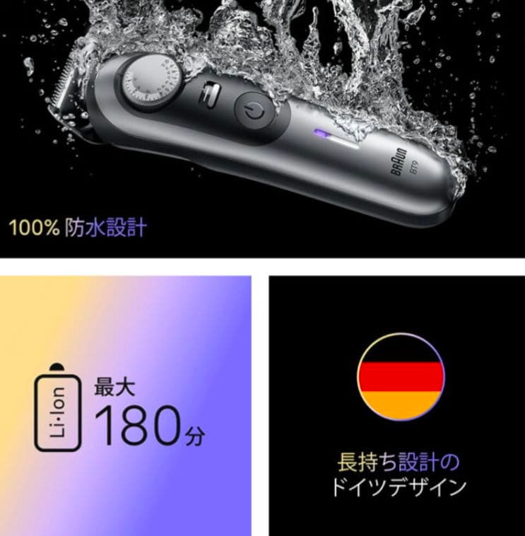 【新品、未開封】Braun Series 9 ヒゲトリマー　BT9560