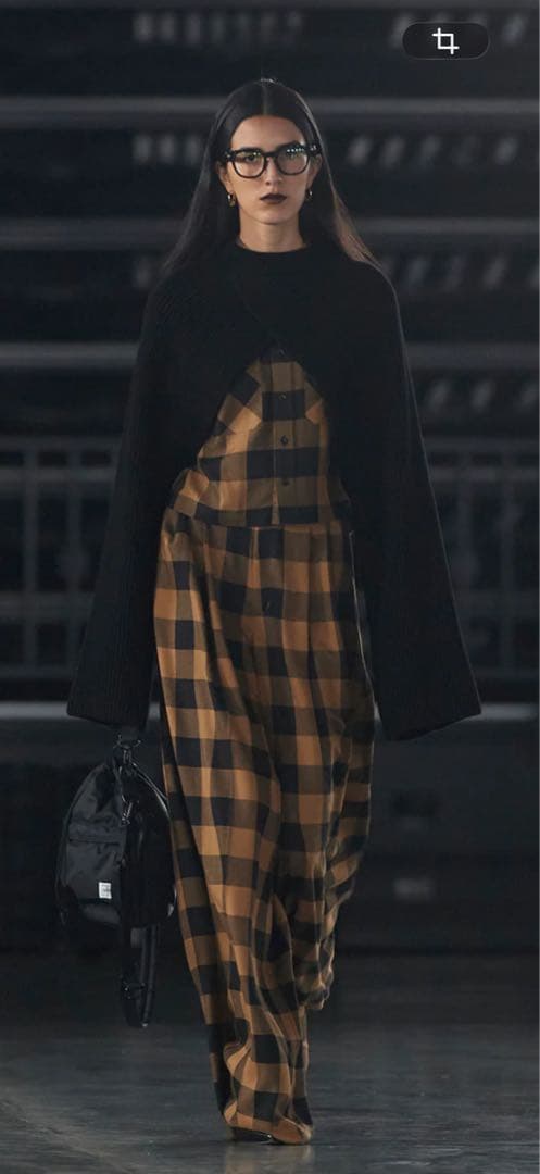 2025aw【HYKE(ハイク)】 RIBBED KNIT WOOL SHRUG