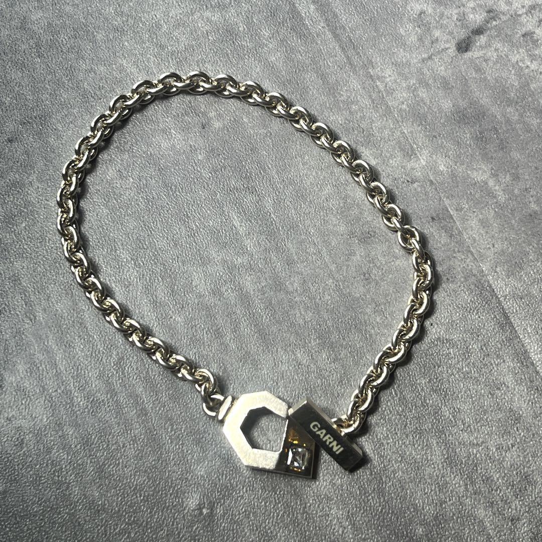 廃盤品　GARNI Crockery bracelet silver925