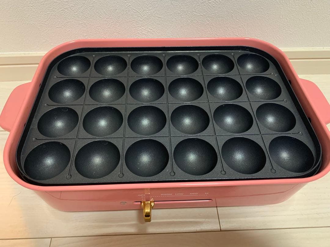 BRUNO ホットプレート たこ焼き、プレート、深鍋付き