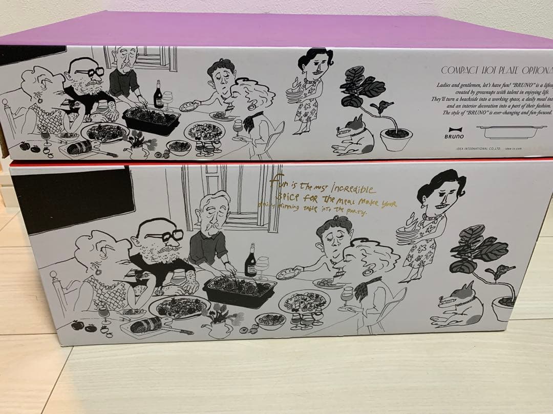 BRUNO ホットプレート たこ焼き、プレート、深鍋付き