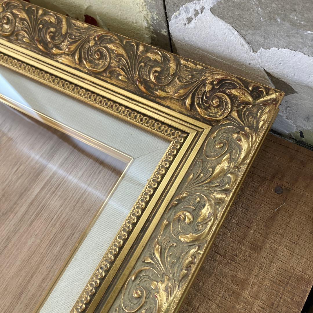 w*i様 虹画堂 F20号 油彩額縁 ゴールドフレーム アートフレーム 透明アク