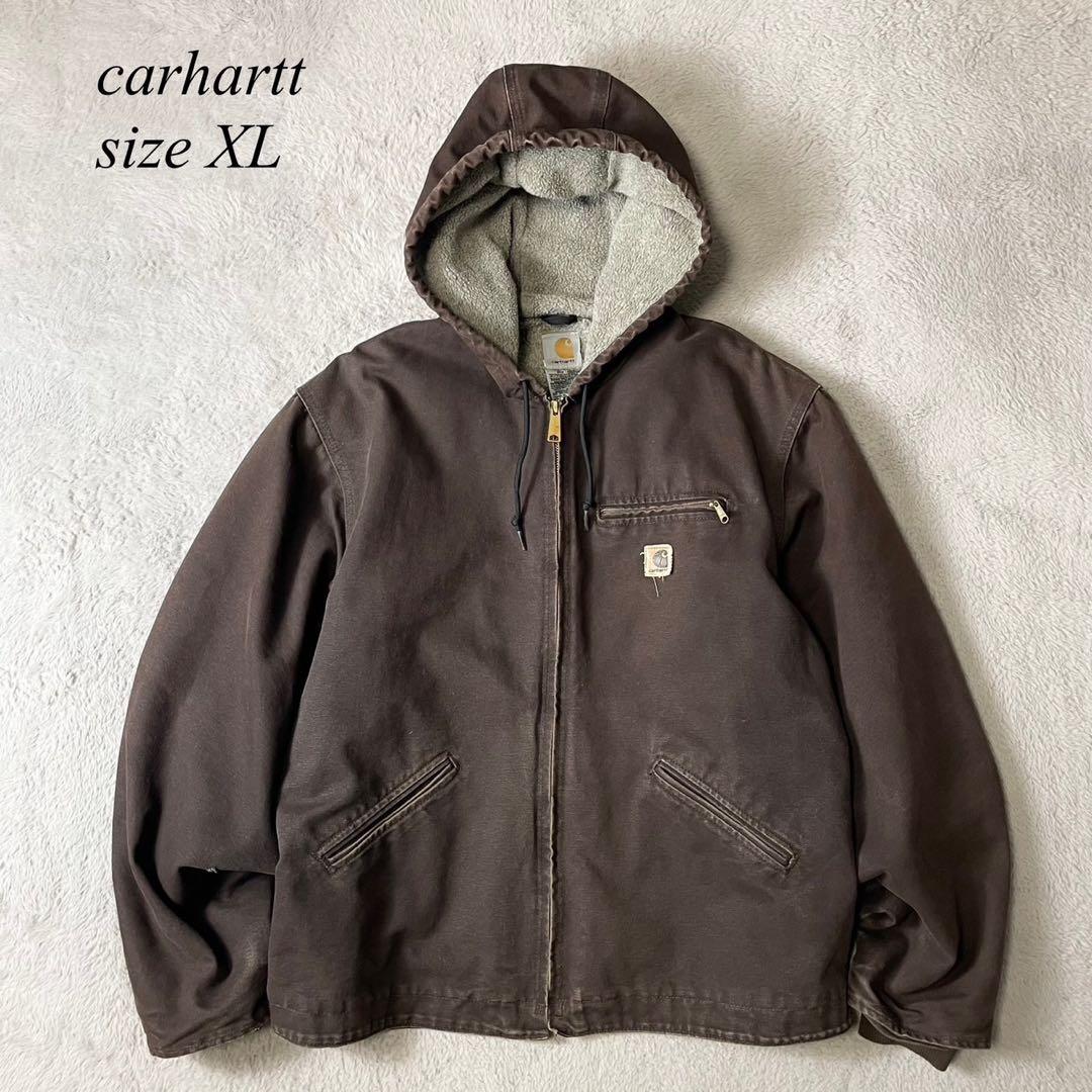 ★神フェード★カーハート シエラジャケット ブラウン XL メキシコ製 古着