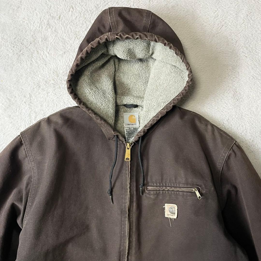 ★神フェード★カーハート シエラジャケット ブラウン XL メキシコ製 古着